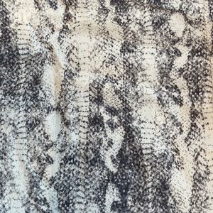 Snake skin print pencil skirt